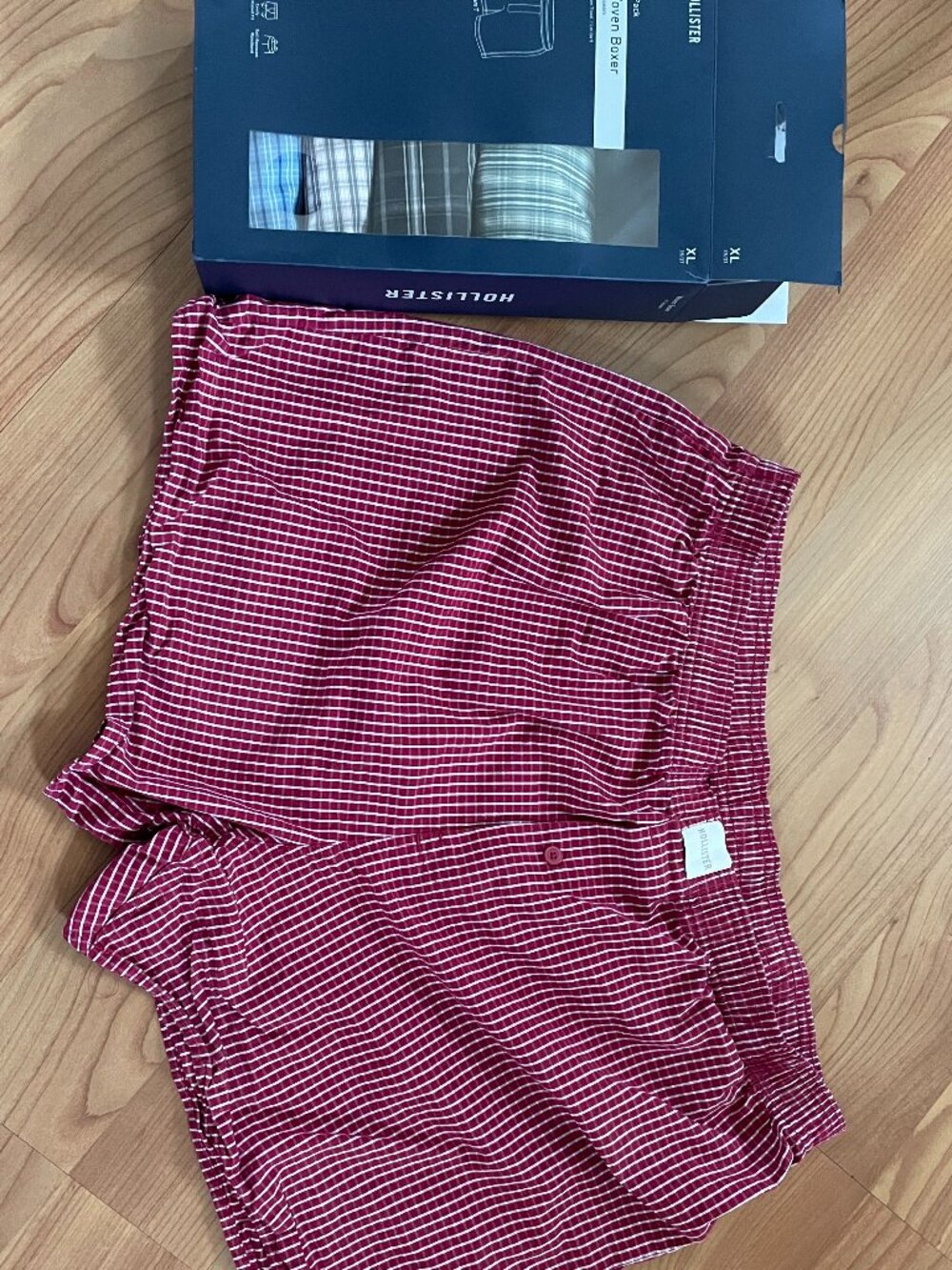 Hollister Woven XL Men's Boxers - Set of 5 - 100% Cotton Boxer